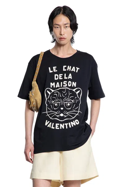 VALENTINO CHAT DE LA MAISON COTTON T-SHIRT