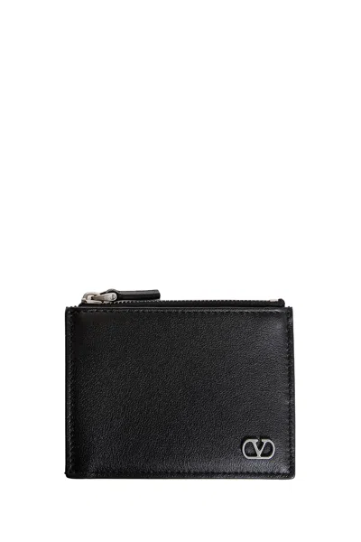 VALENTINO GARAVANI MAN BLACK WALLETS & CARDHOLDERS