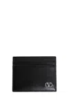 Valentino Man Black Wallets & Cardholders In Black