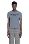 Valentino Maglietta A Righe In Cotone E Lino Chez  In Blue
