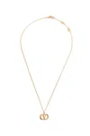 Valentino Ovalette Necklace In Gold