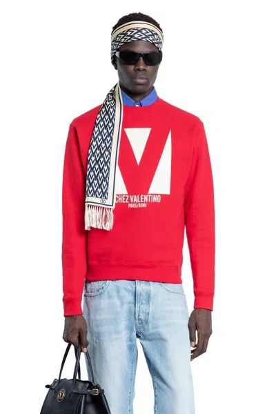 Valentino Sweatshirt Man In Red