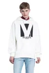 Valentino Man White Sweatshirts In White