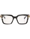 Valentino V-side - Black Swirl / Light Gold Glasses In Black