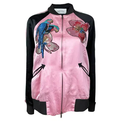 Pre-owned Valentino Maria Grazia Chiuri Pierpaolo Piccioli Resort 2017 Look 14 Bombers In Purple