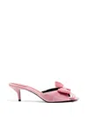 Valentino Garavani Marie A Velvet Slide Sandal 55mm Woman Pink 38