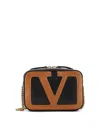 Valentino Marsupio Viva Superstar In Leather In Black