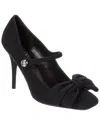 Valentino Garavani Garavani Bowjane Mary-jane Pumps In Crepe Fabric 100mm Woman Black 39.5