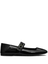 Valentino Mary-jane Ballerinas In Schwarz