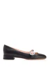 VALENTINO GARAVANI MARY JANE BALLET FLAT PUMPS BLACK
