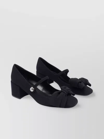 VALENTINO GARAVANI MARY JANE BLOCK HEEL SQUARE TOE