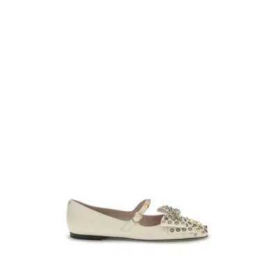 VALENTINO GARAVANI MARY-JANE BOWOW BALLERINAS