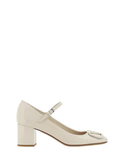 Valentino Garavani Mary Jane Pumps In White