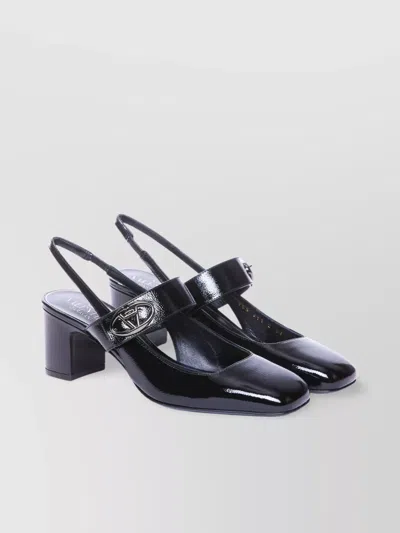 Valentino Garavani Mary-jane Style Block Heel Pumps In Multi