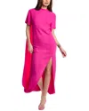 Valentino Maxi Abiot Dress In Pink
