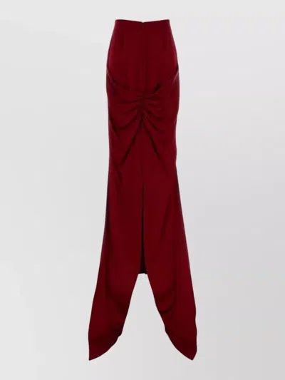 Valentino Maxi Dress In Burgundy