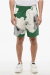 Valentino Garavani Printed Cotton Bermuda Shorts