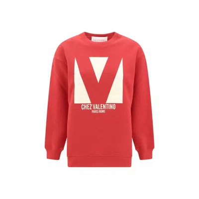 Valentino Woman Red Sweatshirts