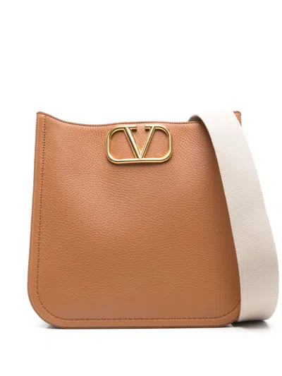 Valentino Garavani Medium Alltime Shoulder Bag In Neutrals