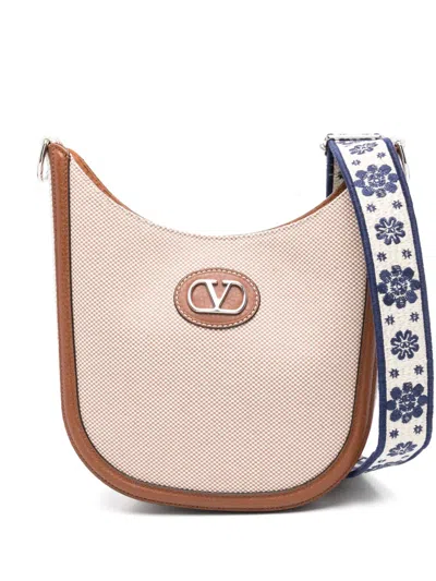 Valentino Garavani Medium Antibes Shoulder Bag In Neutrals