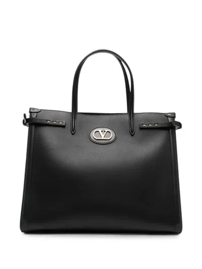 Valentino Garavani Medium Antibes Tote Bag In Red