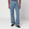 Valentino Five-pocket Jeans With Studs And Eyelets In Blue