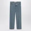 Valentino Five-pocket Denim Trousers Featuring Button Embellishments