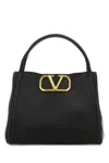 Valentino V Plaque Double Top Handle Tote
