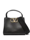 Valentino Alltime` Medium Double Handle B In Black