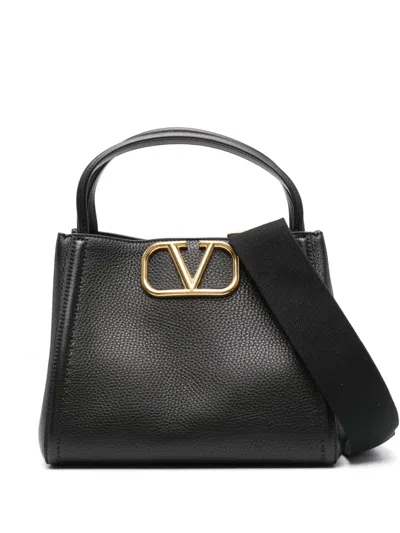 Valentino Garavani Alltime` Medium Double Handle B In Black  