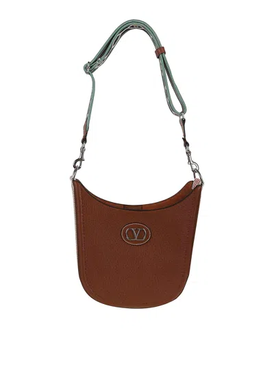 Valentino Garavani Medium Hobo Antibes In Burgundy