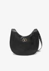 Valentino Medium Hoboho Nappa Leather Shoulder Bag In Black