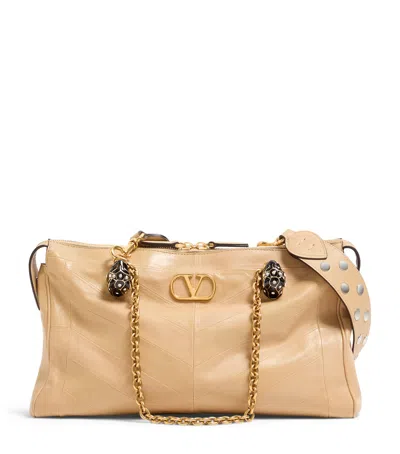 Valentino Garavani Medium Lambskin Panthea Tote Bag In Multi