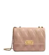 Valentino Medium Lambskin Quilty Shoulder Bag In Pink