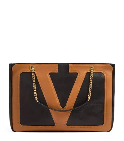 VALENTINO GARAVANI MEDIUM LEATHER VIVA SUPERSTAR TOTE BAG