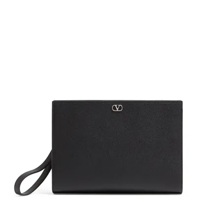 Valentino Garavani Medium Leather Vlogo Signature Pouch