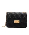 Valentino Garavani Garavani Quiltie 67 Small Shoulder Bag In Quilted Nappa Leather Woman Black Uni In Black