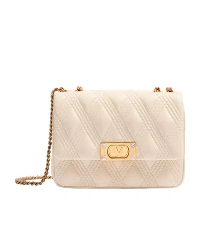 VALENTINO GARAVANI VALENTINO GARAVANI ROCKSTUD FOLDOVER TOP SHOULDER BAG