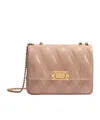 Valentino Medium Lambskin Quilty Shoulder Bag In Pink