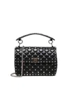 Valentino Medium Nappa Rockstud Spike Bag In Black