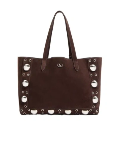 VALENTINO GARAVANI VALENTINO NELLCÔTE LOGO PLAQUE MEDIUM SHOULDER BAG