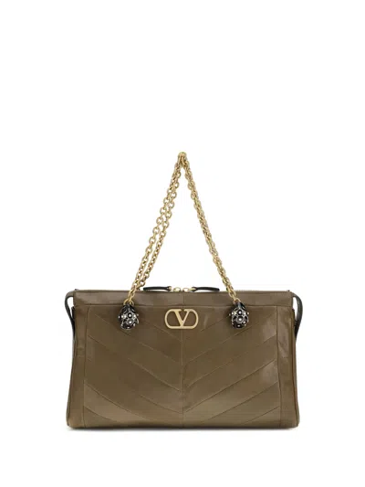 Valentino Garavani Medium Panthea Shoulder Bag In Multi