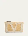 Valentino Garavani Vivasuperstar Crochet Clutch Bag In Brown