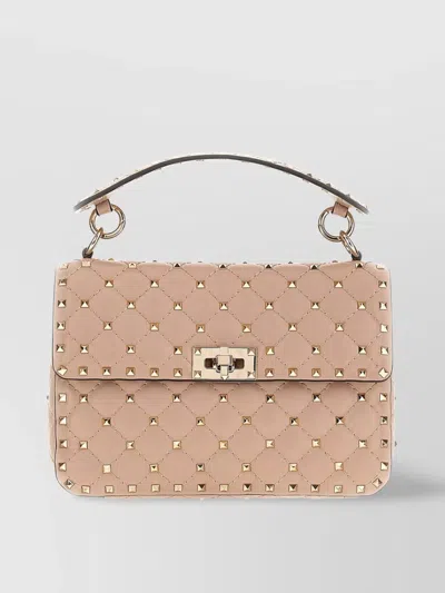 Valentino Garavani Medium Rockstud Spike Handbag In Antique Leather