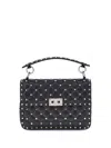Valentino Rockstud Spike Leather Shoulder Bag