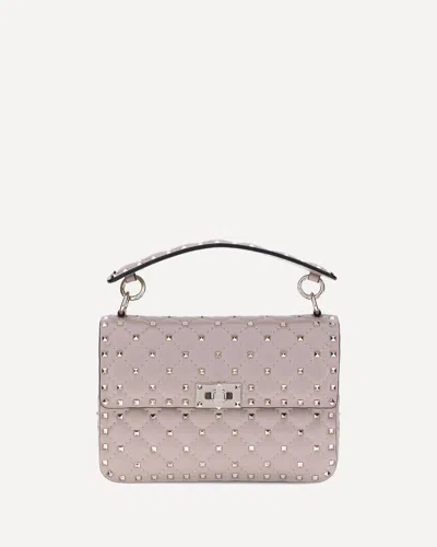 Valentino Garavani Medium Rockstud Spike Shoulder Bag In Pink