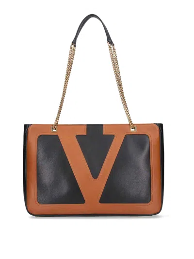 Valentino Garavani Medium Tote Bag In Black