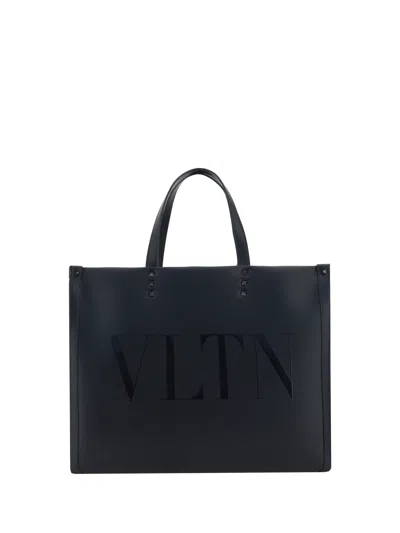 Valentino Garavani Medium Tote Handbag In Black