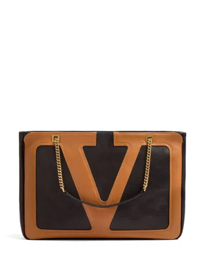 VALENTINO GARAVANI MEDIUM VIVA SUPERSTAR LEATHER TOTE BAG