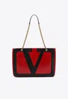 Valentino Medium Viva Superstar Bag Red/black